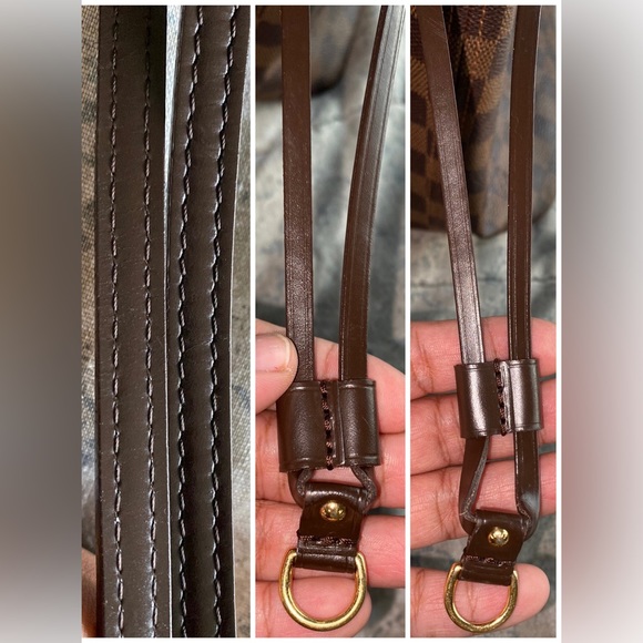 Authentic Louis Vuitton Neverfull damier ebene red - Picture 8 of 16